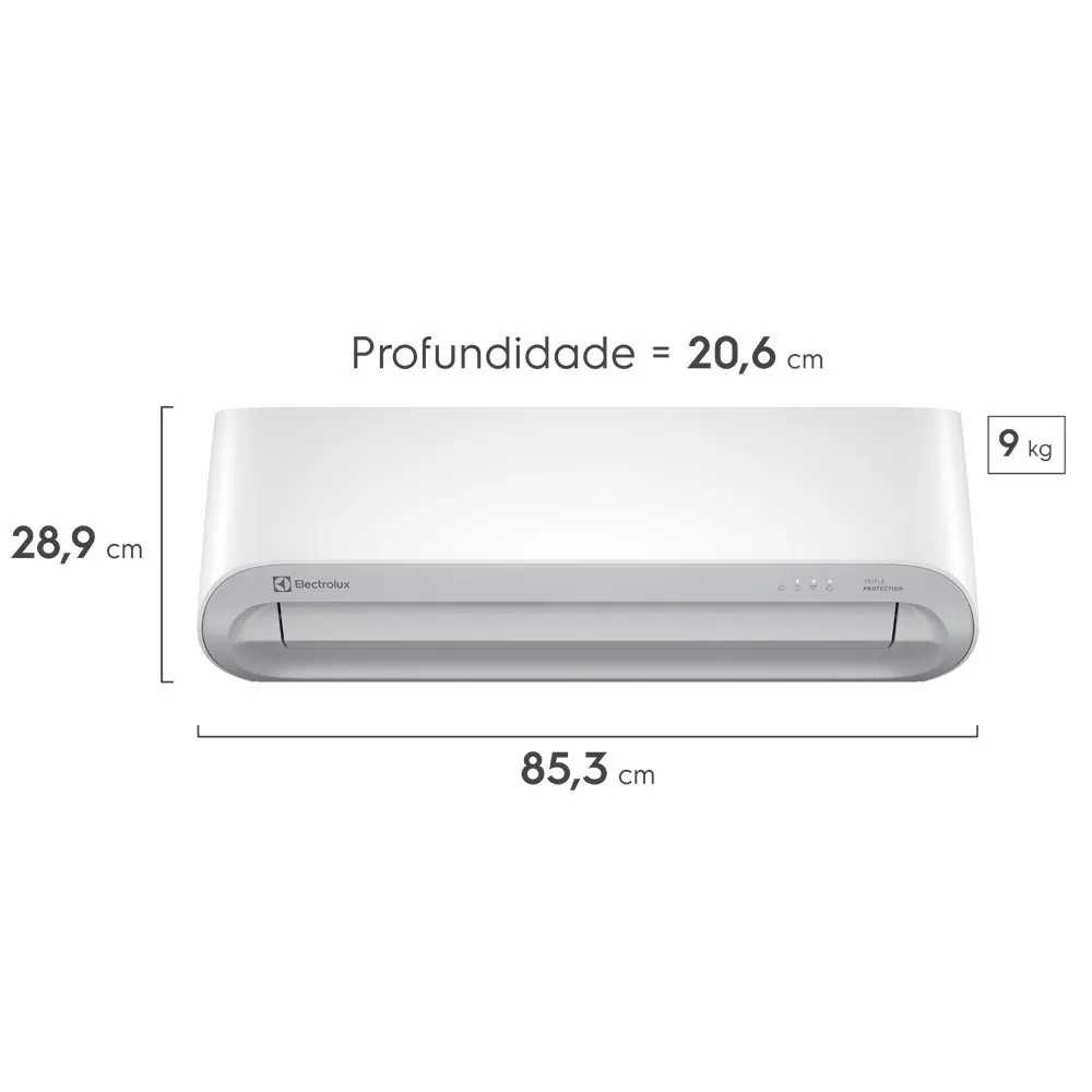 Ar-Condicionado Split Electrolux Inverter 12.000 BTUs Color Adapt Frio (JI12F/JE12F)