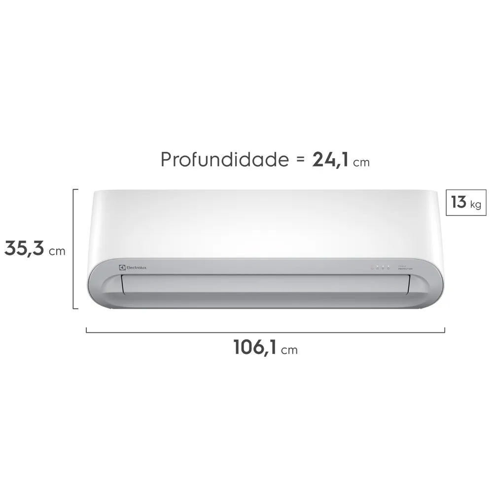 Ar-Condicionado Split Electrolux 18.000 BTUs Color Adapt Quente/Frio (UI18R/UE18R)