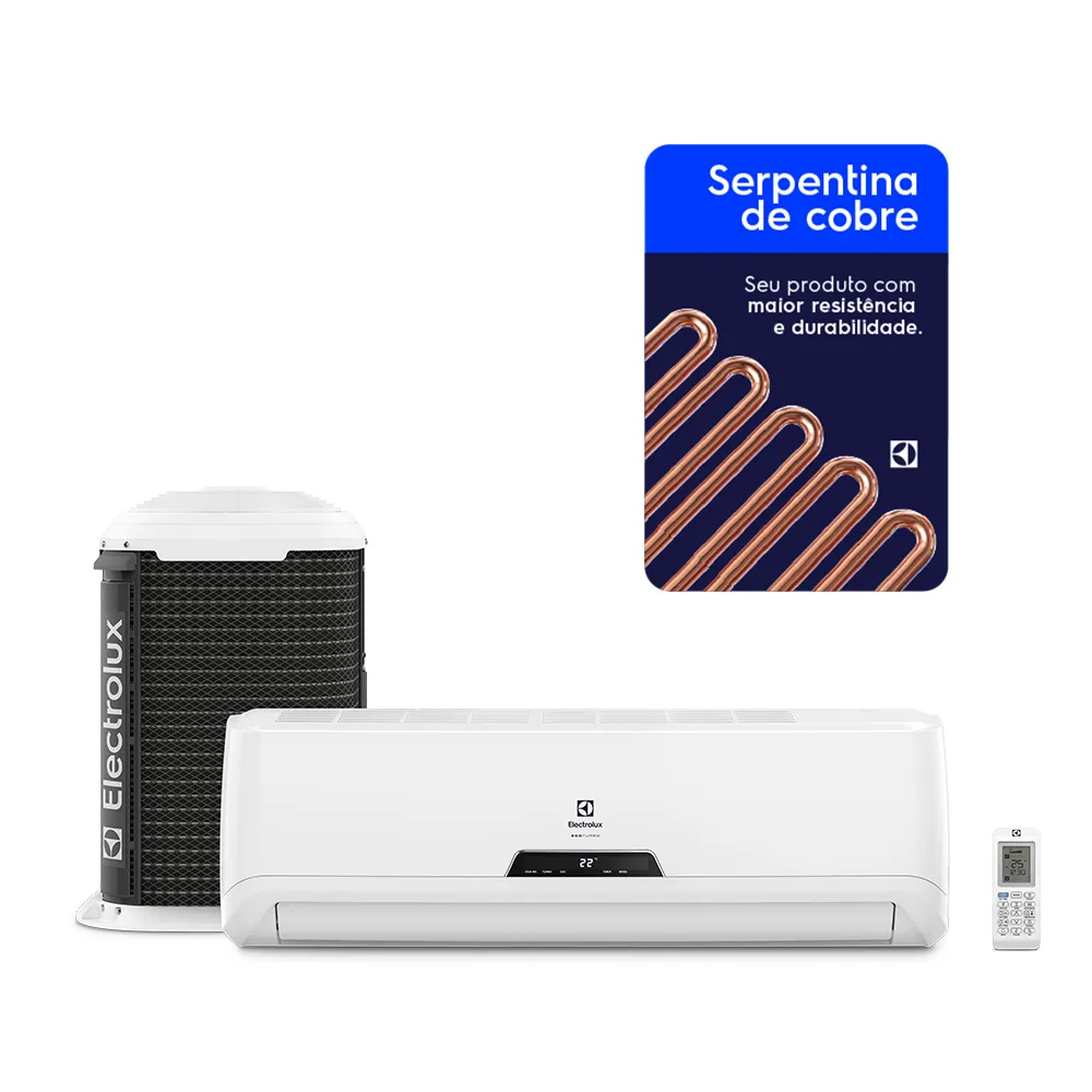 Ar-Condicionado Split Electrolux 22.000 BTUs Frio Linha Ecoturbo (VI22F/VE22F)