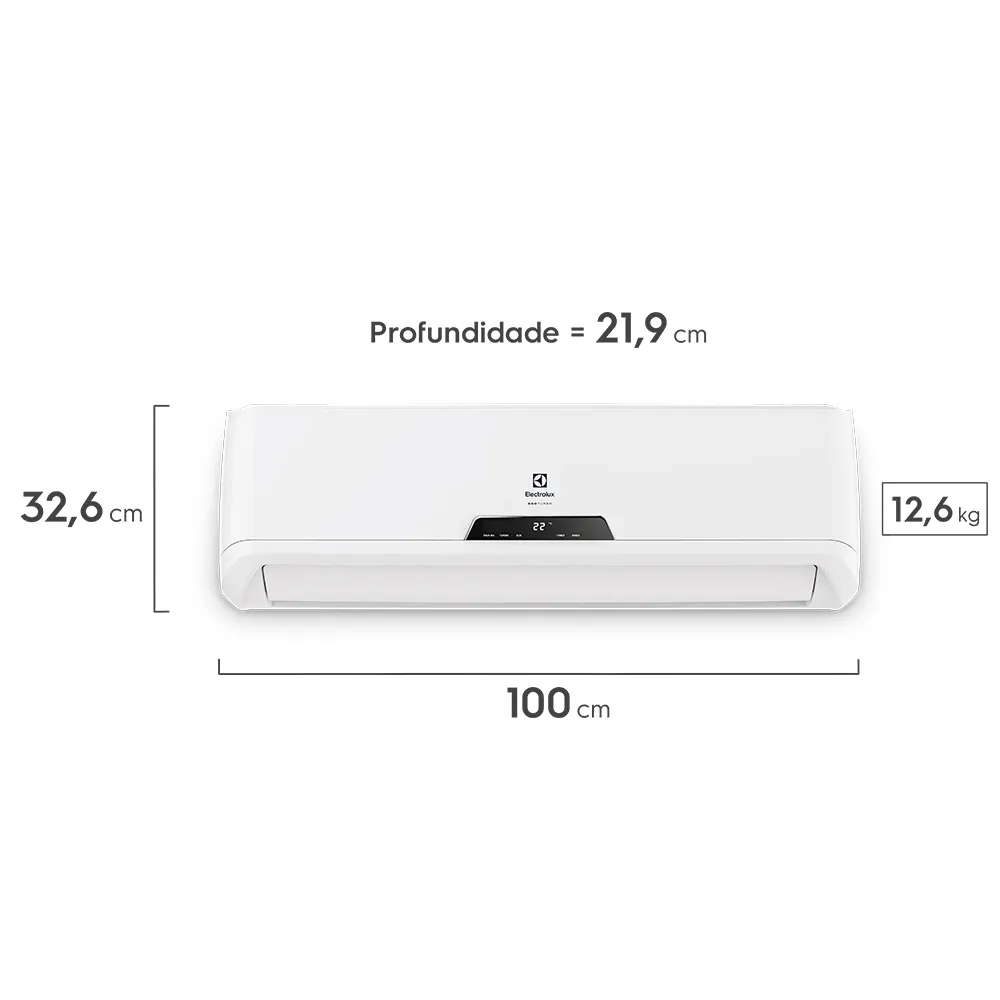 Ar-Condicionado Split Electrolux 18.000 BTUs Quente/Frio Linha Ecoturbo (VI18R/VE18R)