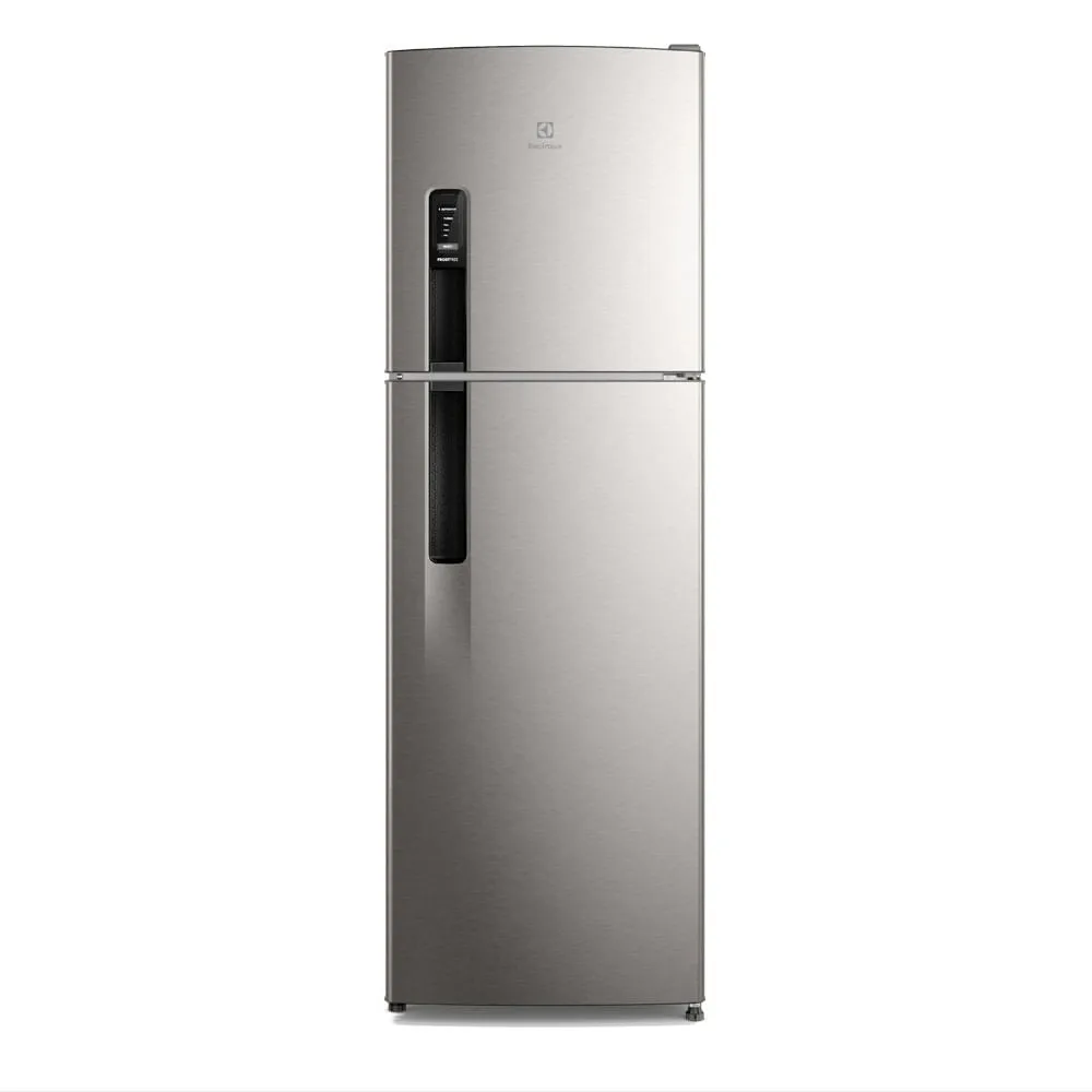 Geladeira Electrolux Frost Free 400L AutoSense Inverter Duplex Inox Look (IF44S)