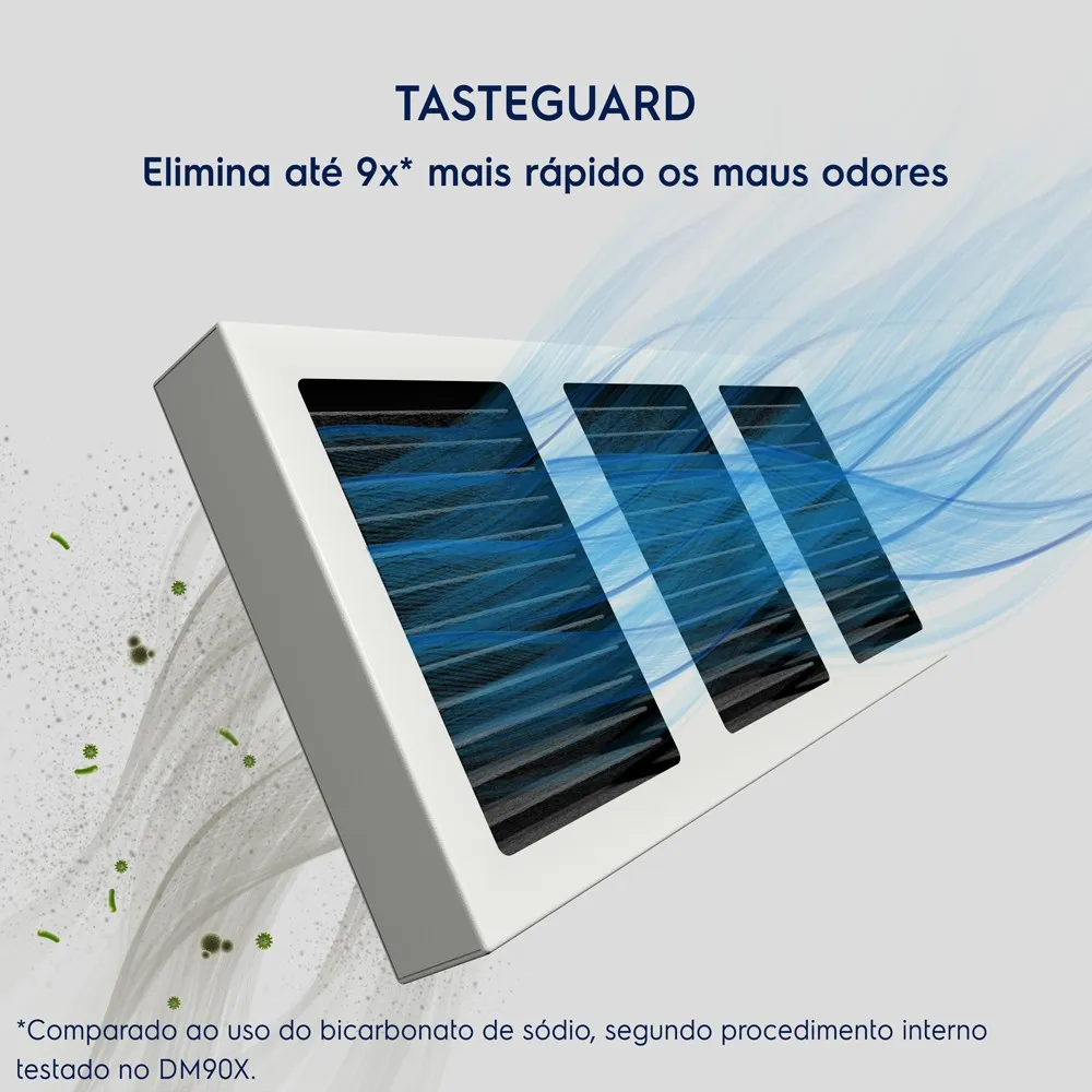 Geladeira Electrolux Frost Free Inverter 390L Efficient AutoSense Duplex Black Inox Look (IF43B)