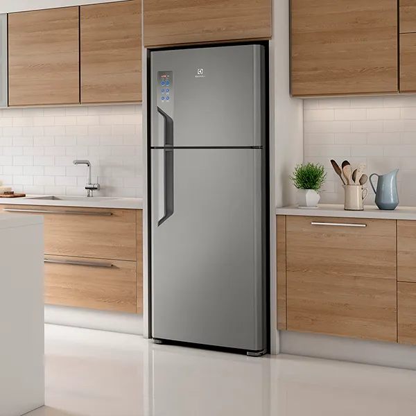Geladeira Electrolux Frost Free 474L Duplex Cor Inox (TF56S)