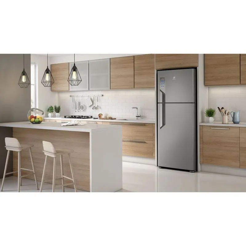 Geladeira Electrolux Frost Free 431L Duplex Cor Inox (TF55S)