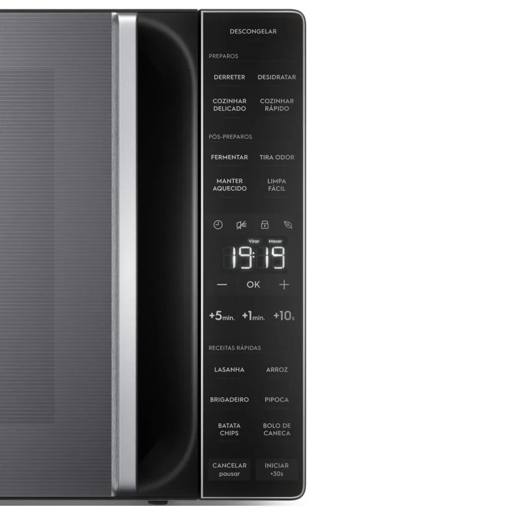 Micro-ondas Electrolux 36L cor Inox Efficient com Descongelamento Assistido (ME36S)