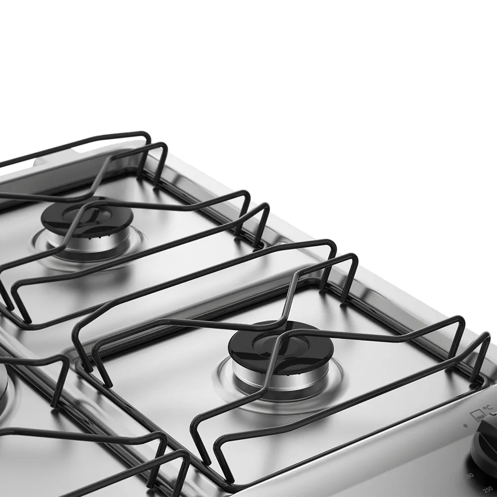Fogão 5 Bocas Electrolux Preto com Tripla Chama e Timer Digital (76USR)