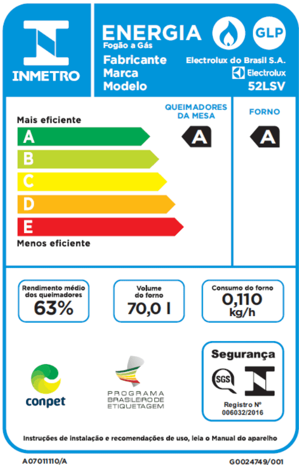 Fogão 4 Bocas Electrolux Prata com Mesa de Vidro e Porta Full Glass (52LSV)