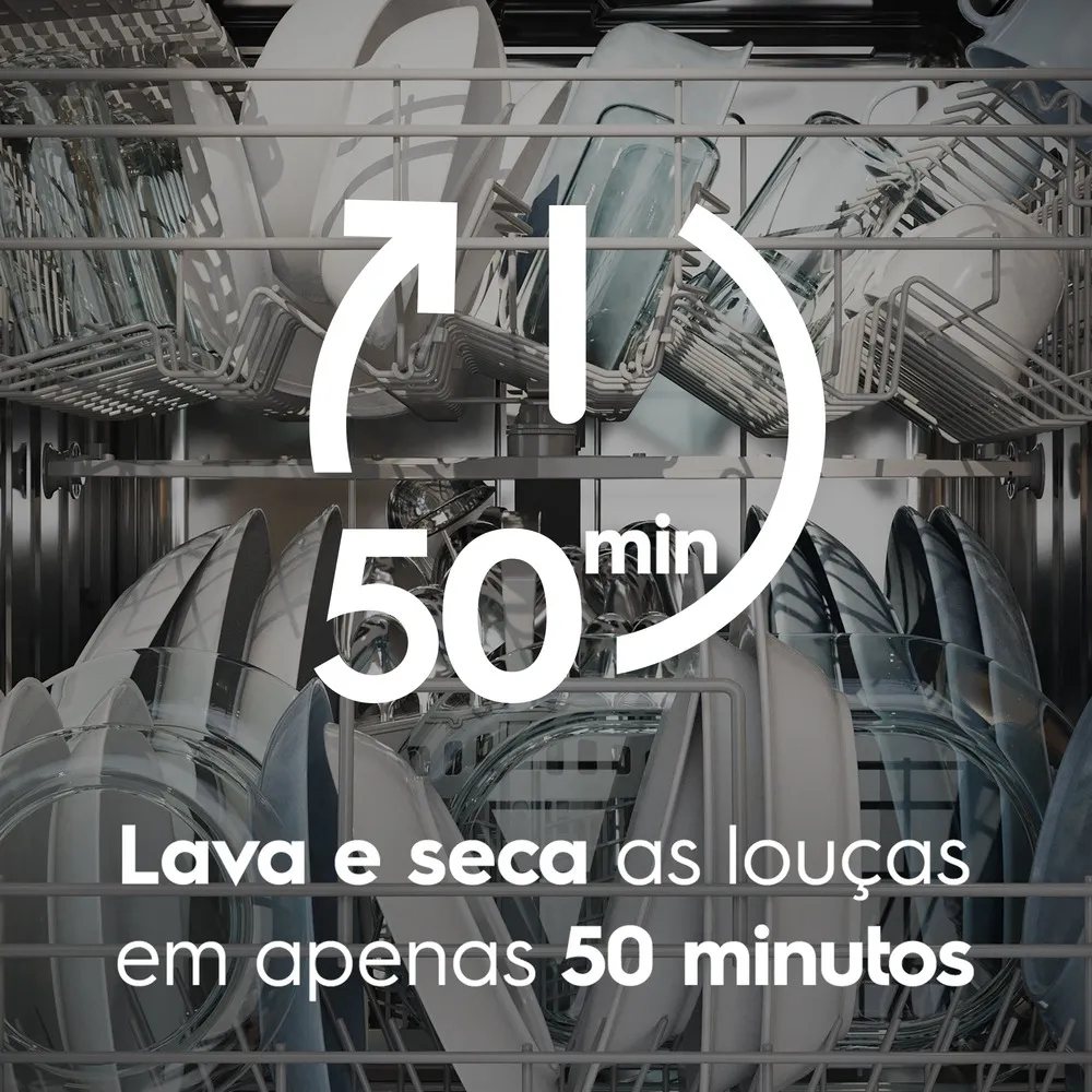 Lava-Louça Electrolux 8 Serviços Preta com Programa Lava e Seca 50 min (LP08E)