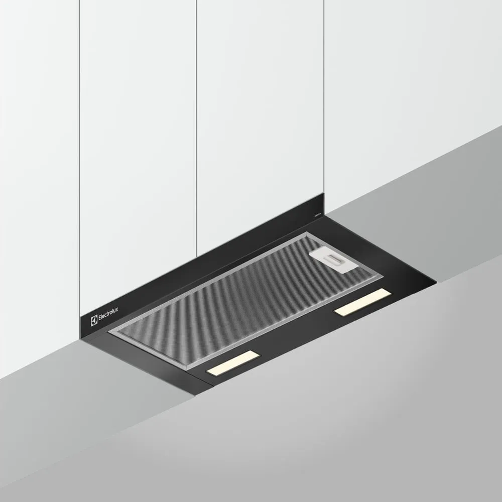 Depurador de Ar Electrolux 60cm Retrátil Preto Efficient com Luz de Led (DE6RB)