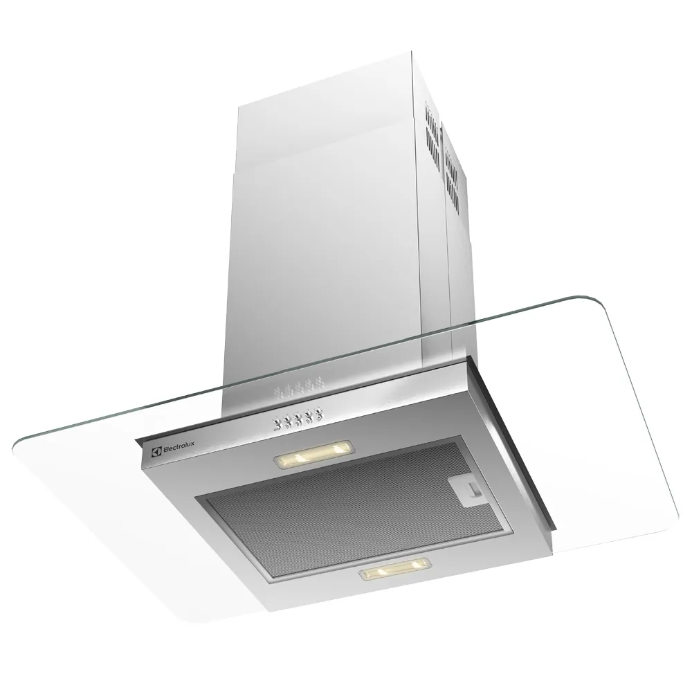 Coifa de Ilha Electrolux 90cm de Vidro Efficient com Luz de Led (CE9IX)