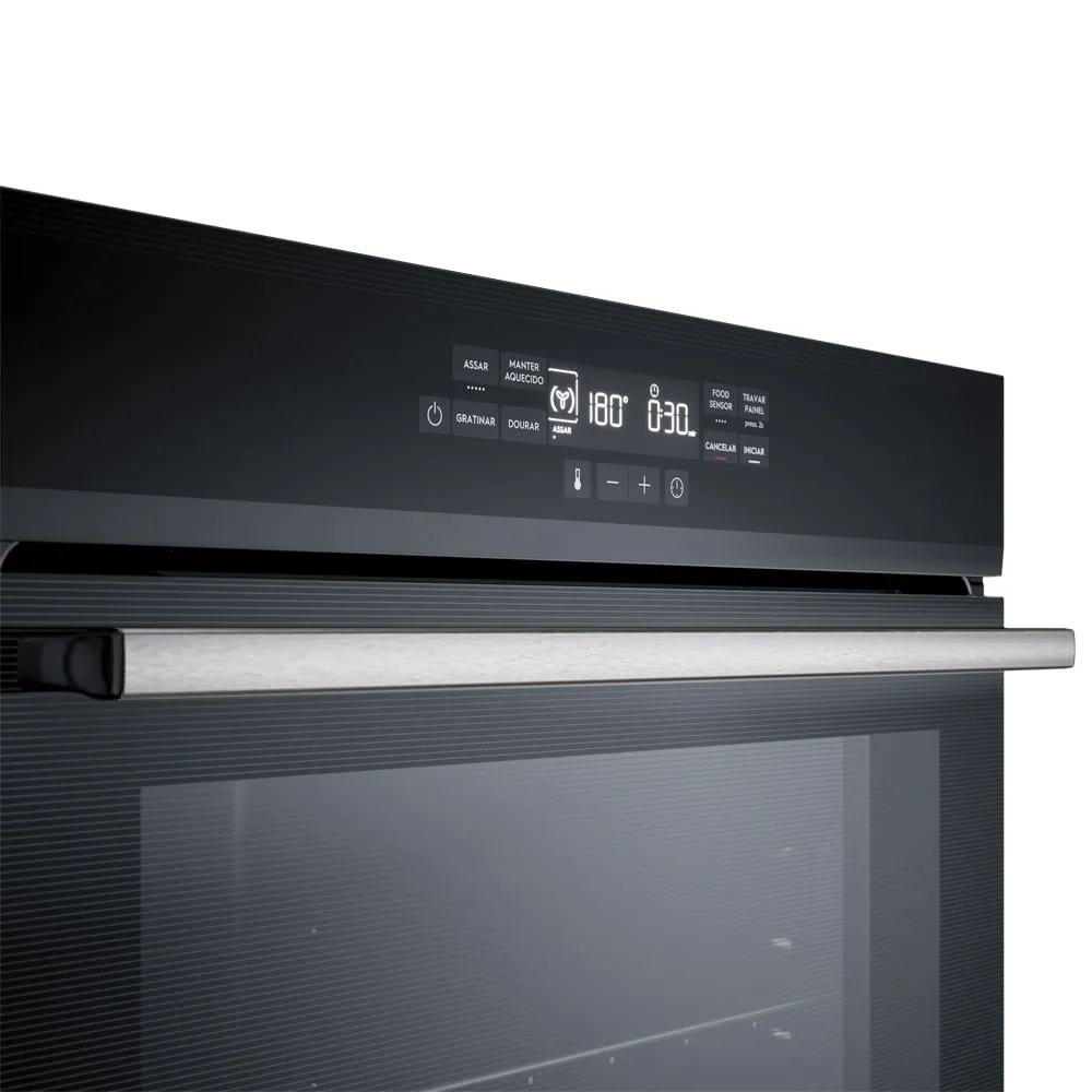 Forno de Embutir Electrolux Elétrico 80L Experience com FoodSensor Preto (OE8EF)