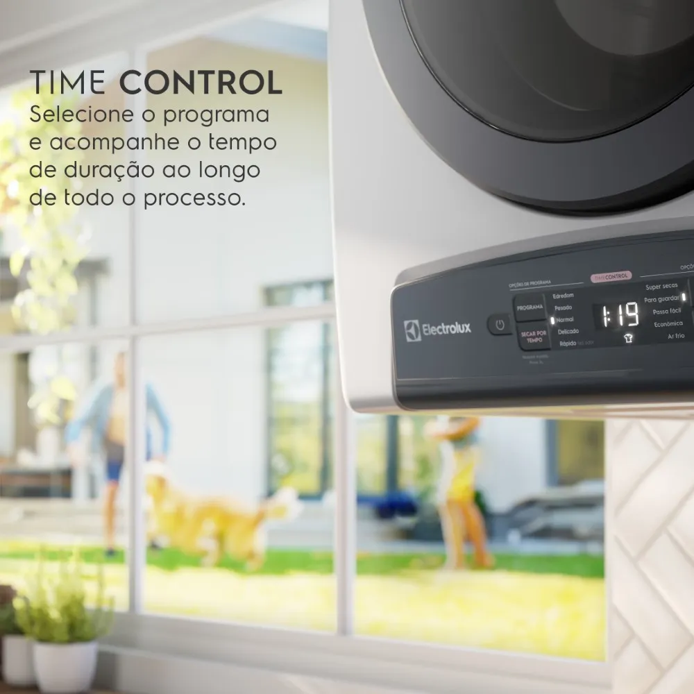 Secadora de roupas de parede e piso Electrolux 11Kg Branca Premium Care com Timer Control (SVB11)