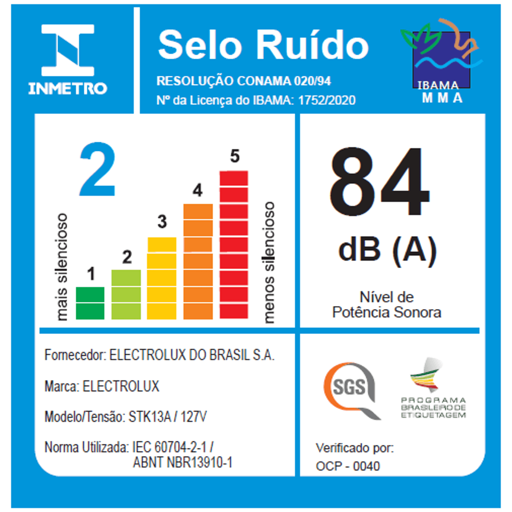 Aspirador de Pó Vertical com Fio Electrolux 1100W 2 em 1 Filtro HEPA Azul (STK13A)