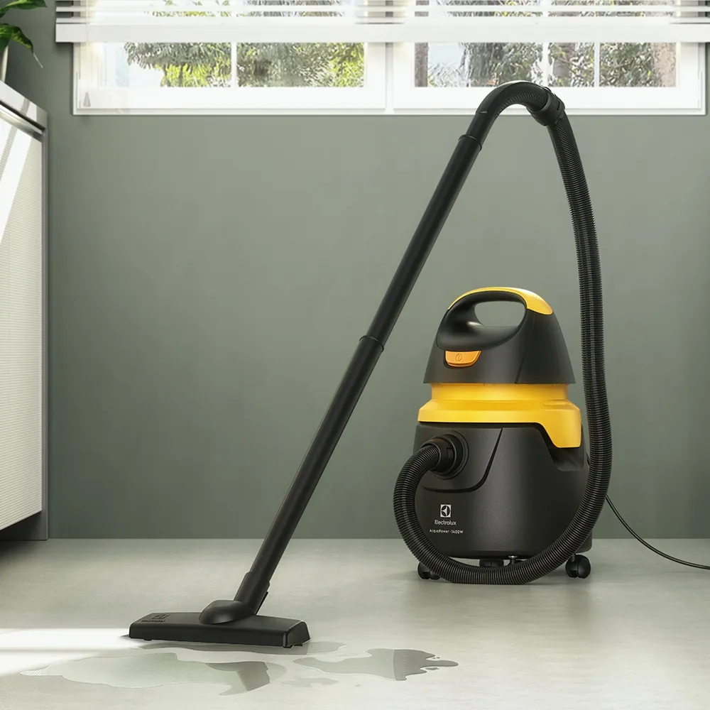 Aspirador de Pó e Água Electrolux 1400W 11L Acqua Power com Função Sopro Amarelo (AQP20)