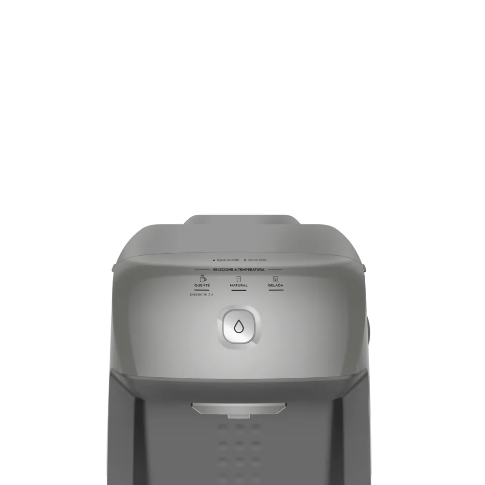 Purificador Electrolux com Compressor, Água Quente e Painel Digital Cinza (PH41X)