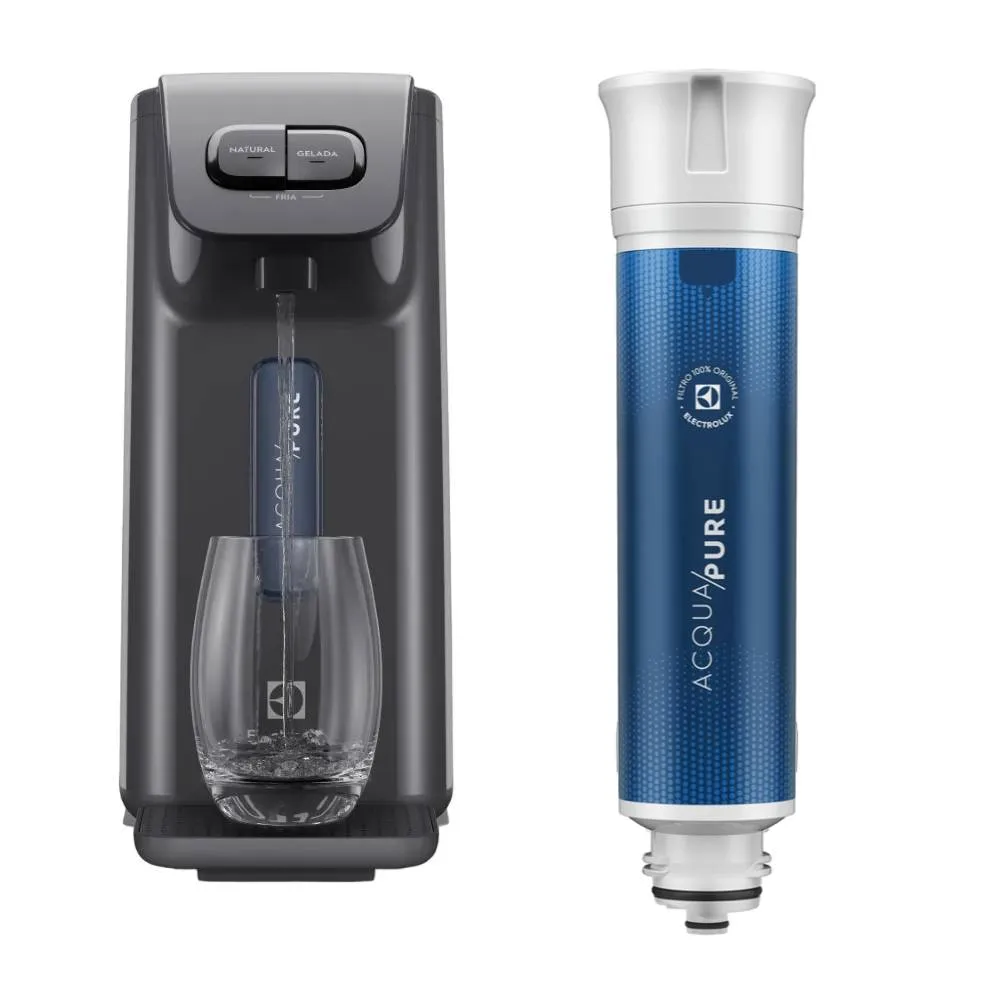 Purificador Electrolux Effcient água gelada (PE15X)+ Filtro/Refil de água Acqua Pure