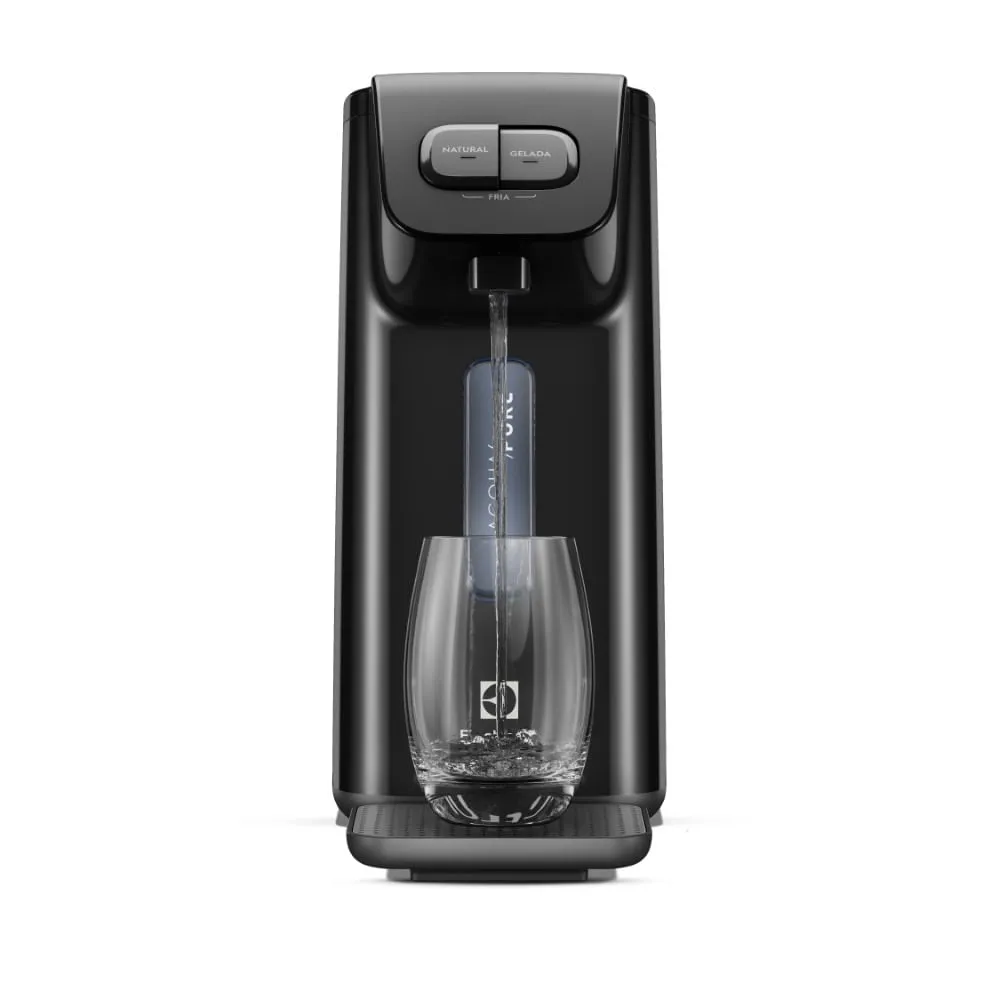 Purificador Electrolux Eletrônico Compacto Efficient Painel Mecânico Bivolt Preto (PE15P)