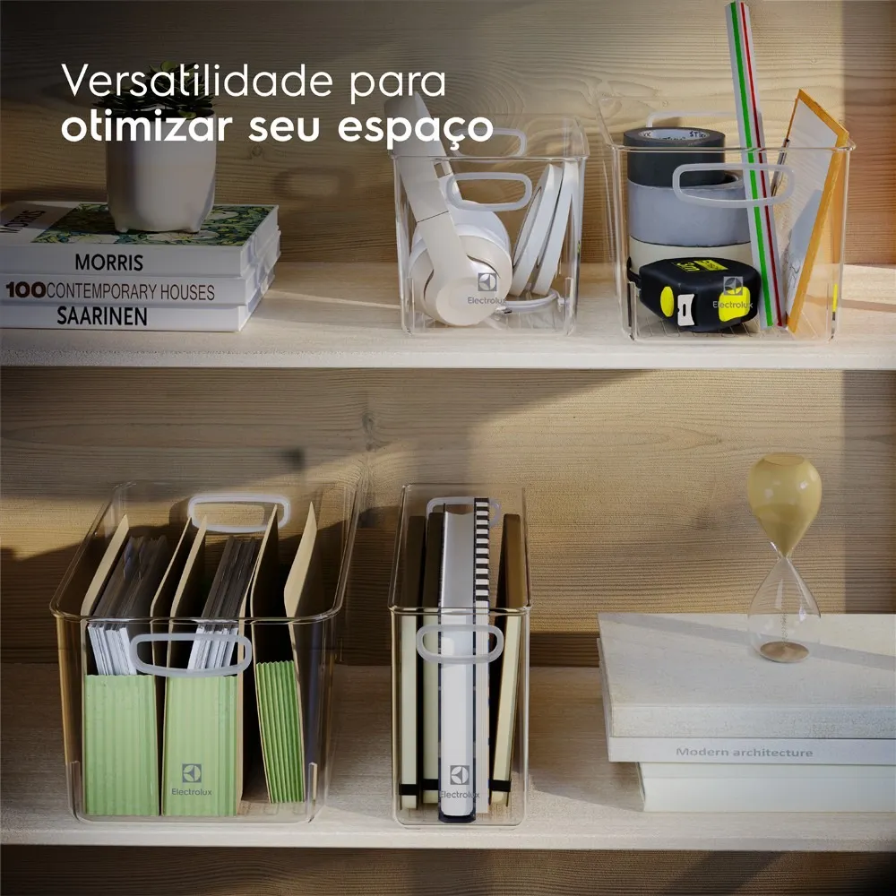 Kit Caixas Organizadoras Electrolux Experience 14,4 Litros Modular