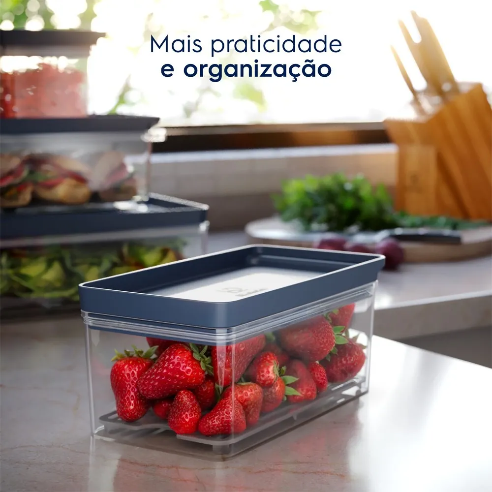 Organizador de Geladeira Electrolux Experience com Escorredor 5L