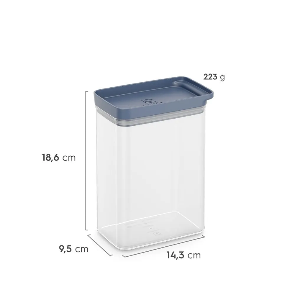 Kit Pote Hermético Organizador Modular 1,75L + Limpa Máquina de Lavar Roupas 200ml + Revitalizador de Tecidos 20ml para Máquina de Lavar Electrolux