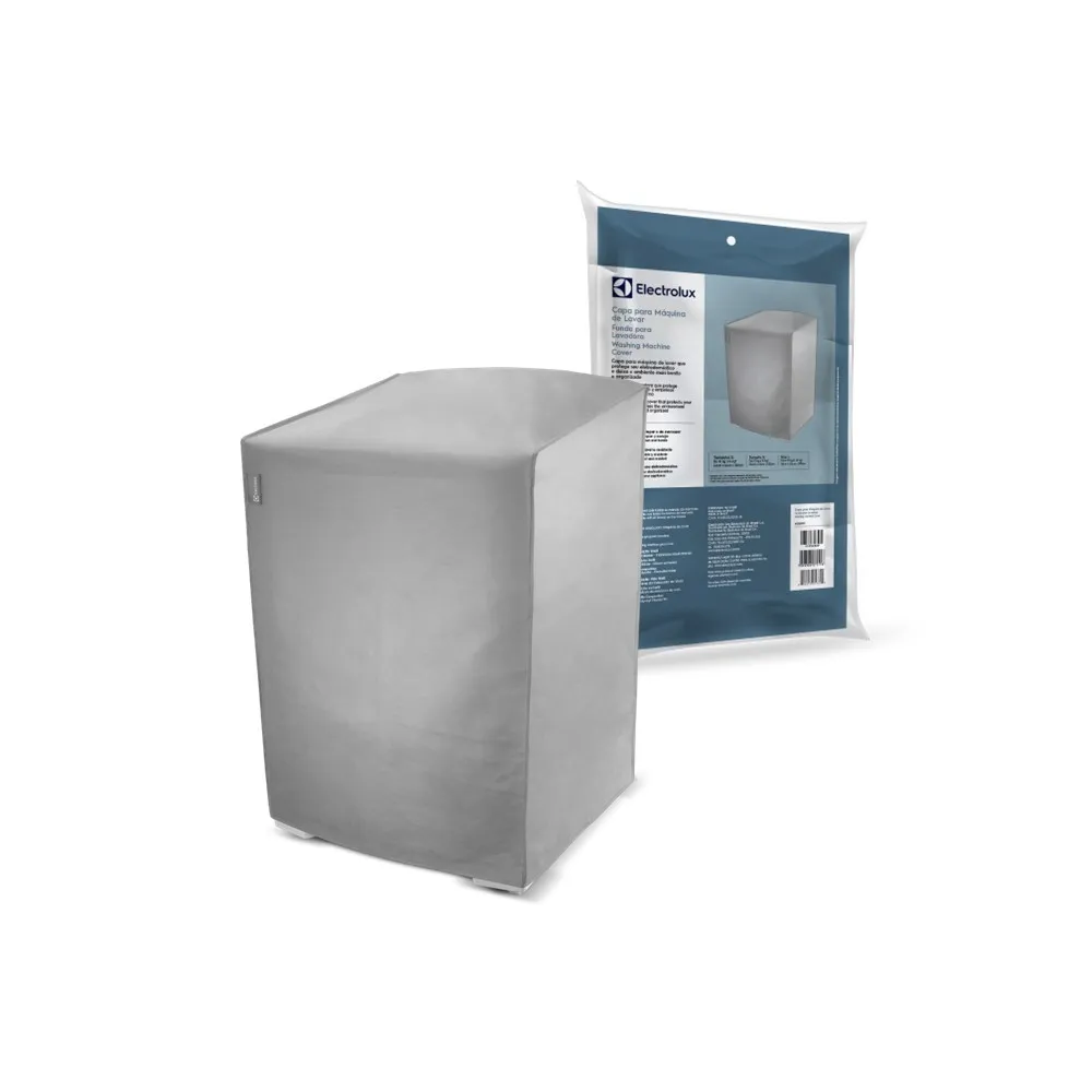 Capa para Máquina de Lava Electrolux Cinza 10kg a 11kg Tamanho M